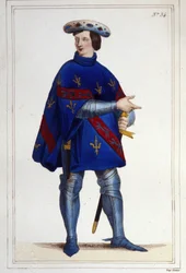 Jacques de Bourbon, conde de La Marche, condestable de Francia en 1354 (? -1361).