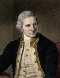 James Cook 1728-1779 - grabado - siglo XIX