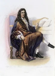 Jean Baptiste Lully (Giovanni Battista Lulli) (1632-1687) - en "Le Plutarque français", Ed. Mennechet