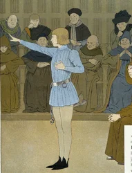Juana de Arco jurando en su juicio