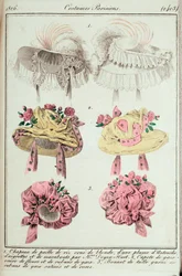 Journal des dames et des fashions, trajes parisinos