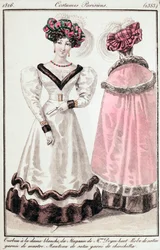 Journal des dames et des modes, trajes parisinos