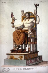 Júpiter (Zeus) - grabado