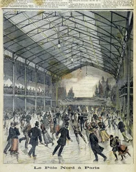El Polo Norte en París: Parisinos patinando - en “Le Petite Journal”, Nov. 1892