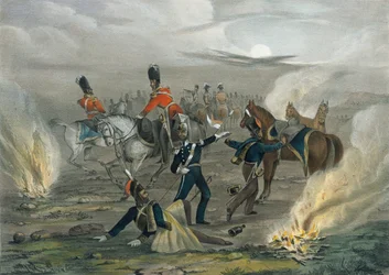 ¿Vida en el campamento antes de Sebastopol. No. 4 La alarma de medianoche?, c.1854