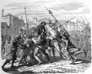 Ludovico el Moro hecho prisionero (1500).