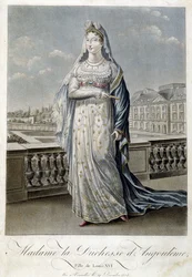 Madame la Duquesa de Angulema (Marie Therese o Madame Royale)