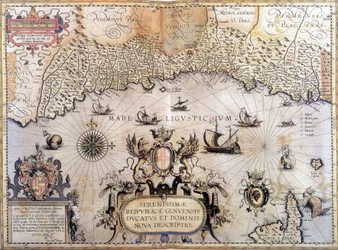 Mapa de la República de Génova