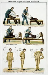 Ejercicios de gimnasia médica - en “Bilz, Medicina Natural”, finales del siglo XIX