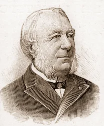 Miembros de la Academia Francesa en 1895: retrato de Marie Louis Antoine Gaston Boissier (1823-1908), historiador y filólogo francés.