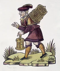 Comerciante olvidado en 1735 en París