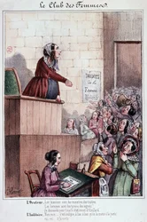 Club de Mujeres de la Calle Mouffetard durante la Revolución de 1848
