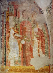 Murales de la iglesia del monasterio benedictino de Lambach, Alta Austria (fresco)
