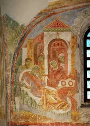 Murales de la iglesia del monasterio benedictino de Lambach, Alta Austria (fresco)