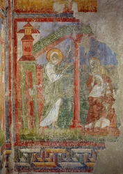 Murales de la iglesia del monasterio benedictino de Lambach, Alta Austria (fresco)