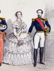 Napoleón III y Eugenia