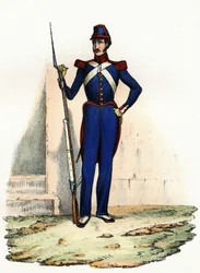 Guardia Nacional o Milicia Africana de Argel, creada en 1830 por el general Clauzel del Ejército francés de África para garantizar el orden en la ciudad. En «Storia d