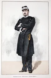 Oficial de Paz, Pequeño Vestido del Segundo Imperio (1852-1870). Ilustración de “Histoire du corps des gardiens de la paix”
