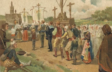 Antigua costumbre celebrada en la región de Bretaña: el perdón de Sainte Anne d