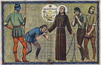 Con motivo del VII centenario de la muerte y canonización de San Antonio de Padua, Italia emitió una serie de sellos conmemorativos