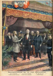 Inauguración de la Rue Reaumur, París