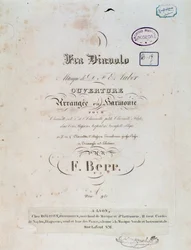 Obertura de la ópera cómica Fra Diavolo, o La hostería de Terracina por D. F. Auber