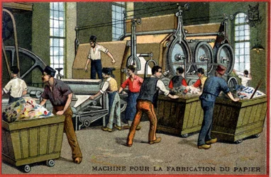 Taller de fabricación de papel
