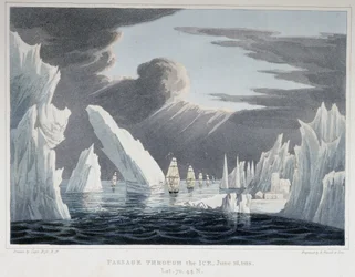 Paso a través de los icebergs, 16 de junio