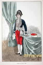 Prefecto de Policía (1800). Ilustración de “Histoire du corps des gardiens de la paix”
