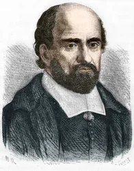 Retrato de (Jean Duvergier de Hauranne) abad de Saint Cyran