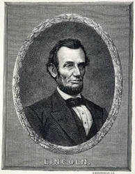 Retrato de Abraham Lincoln (1809-1865), Presidente de los Estados Unidos de América