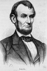 Retrato de Abraham Lincoln (1809 - 1865), 16º Presidente de los Estados Unidos (1861 - 1865)