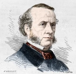 Retrato de Albert Grisar (1808-1869) compositor belga.