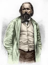 Retrato de Alexander Ivanovich Herzen (Hertzen) 1812-1870.