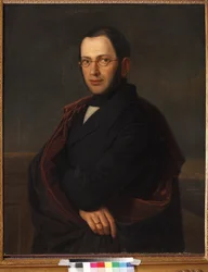 Retrato de Alexander Nikolayevich Raevsky (1795-1868), Anónimo. Óleo sobre lienzo