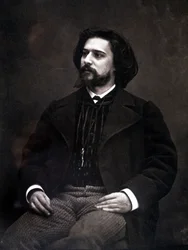 Retrato de Alphonse Daudet joven