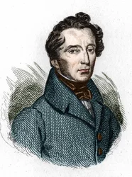 Retrato de Alphonse de Lamartine (1790-1869) poeta francés