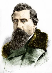 Retrato de Amilcare Ponchielli (1834 - 1886) compositor italiano