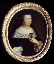 Retrato de Ana de Austria (1601-1666) Reina de Francia