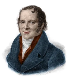 Retrato de Antoine Francois, Conde de Fourcroy (1755 - 1809) Químico, naturalista, médico, grabado del siglo XIX