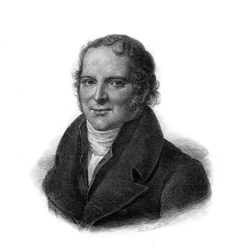 Retrato de Antoine François, Conde de Fourcroy (1755 - 1809) químico, naturalista, médico, grabado del siglo XIX