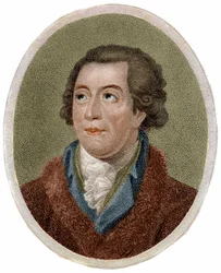 Retrato de Antoine Laurent de Lavoisier, químico francés (1743-1794) grabado por Chapman
