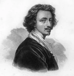 Retrato de Anton van Dyck, pintor y grabador flamenco (1599-1641)