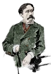 Retrato de Arrigo (o Enrico) Boito (1842-1918), libretista italiano, autor del libreto de 