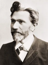 Retrato de August Bebel (1840-1913), político alemán