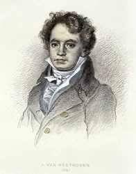 Retrato de Beethoven (1814) - grabado