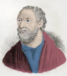 Retrato de Carneades (219-128 a.C.), filósofo griego