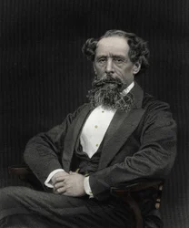 Retrato de Charles Dickens (1812-1870), escritor inglés.