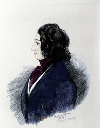 Retrato de Charles Dickens (1812-1870), escritor inglés