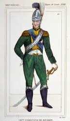 Retrato de Charles Ferdinand de Bourbon (Duque de Berry) 1778 -1820.